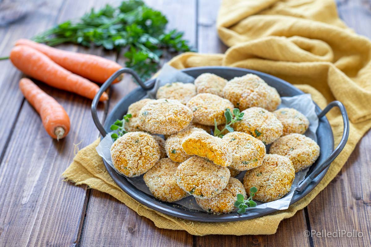 Polpette di carote e ceci