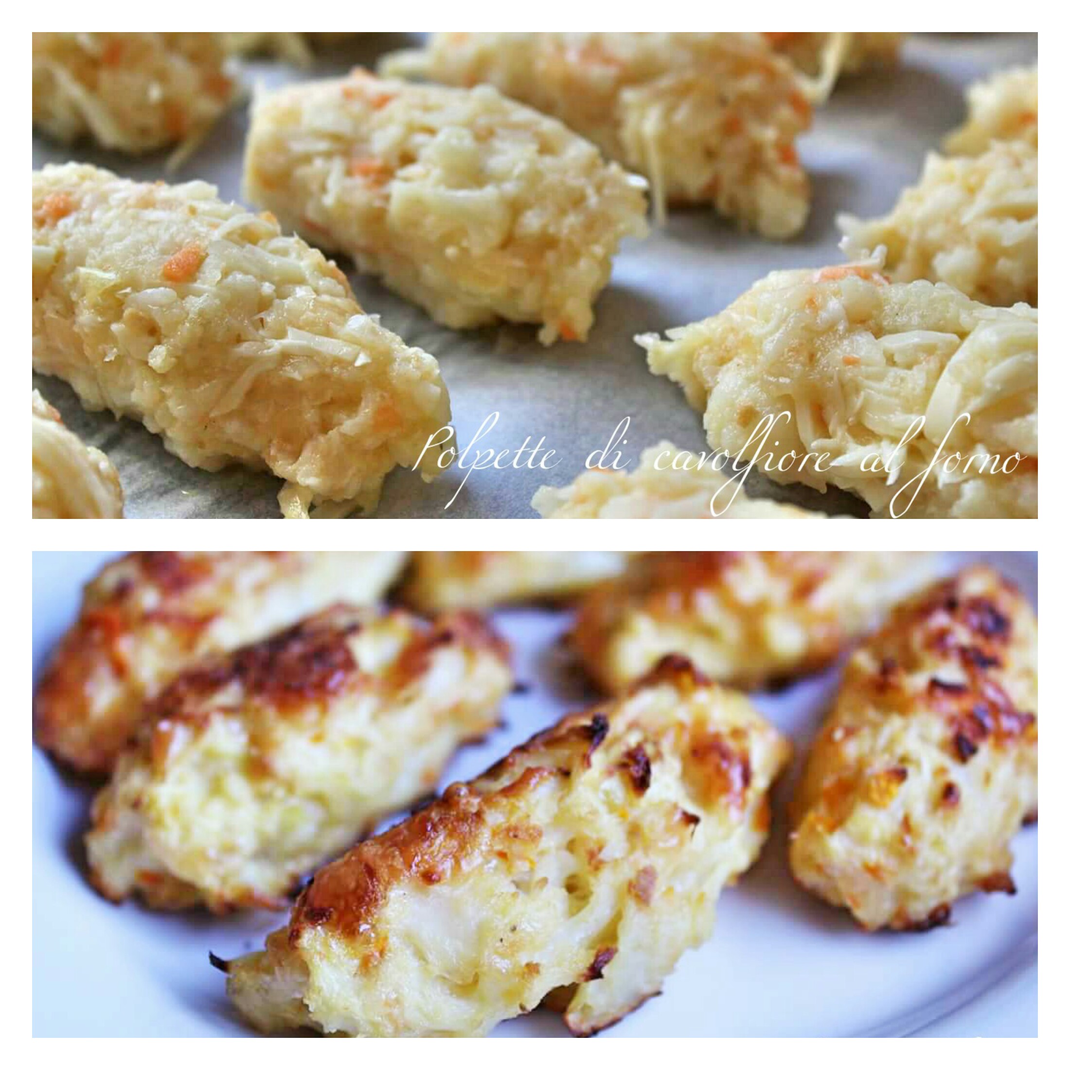 Polpette di cavolfiore al forno