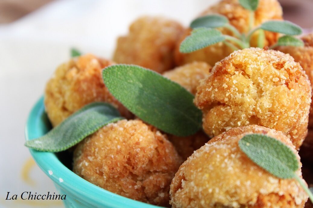 Polpette di ceci con la senape