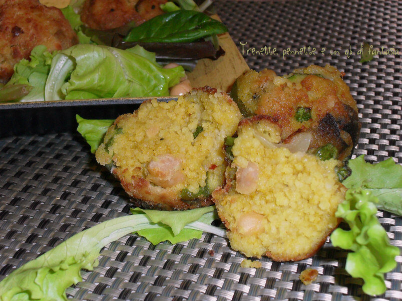 Polpette di cous cous alle verdure