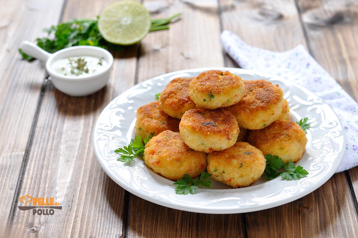 Polpette di gamberi e patate