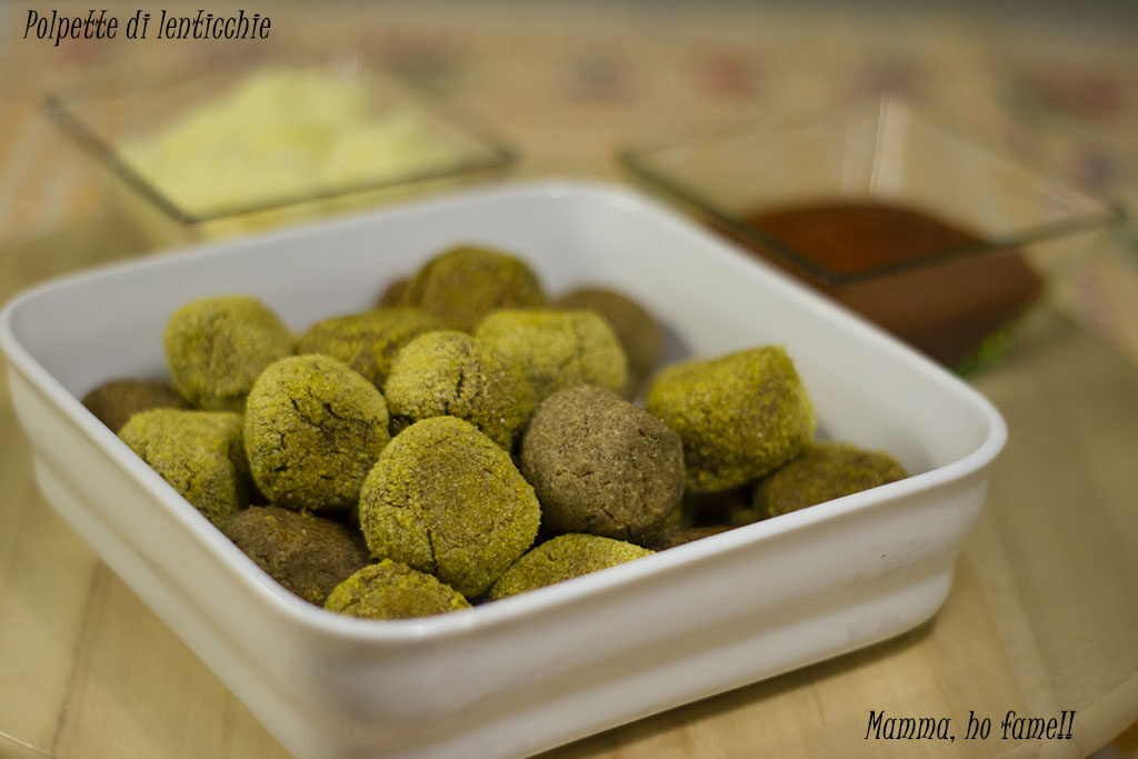 Polpette di lenticchie al forno