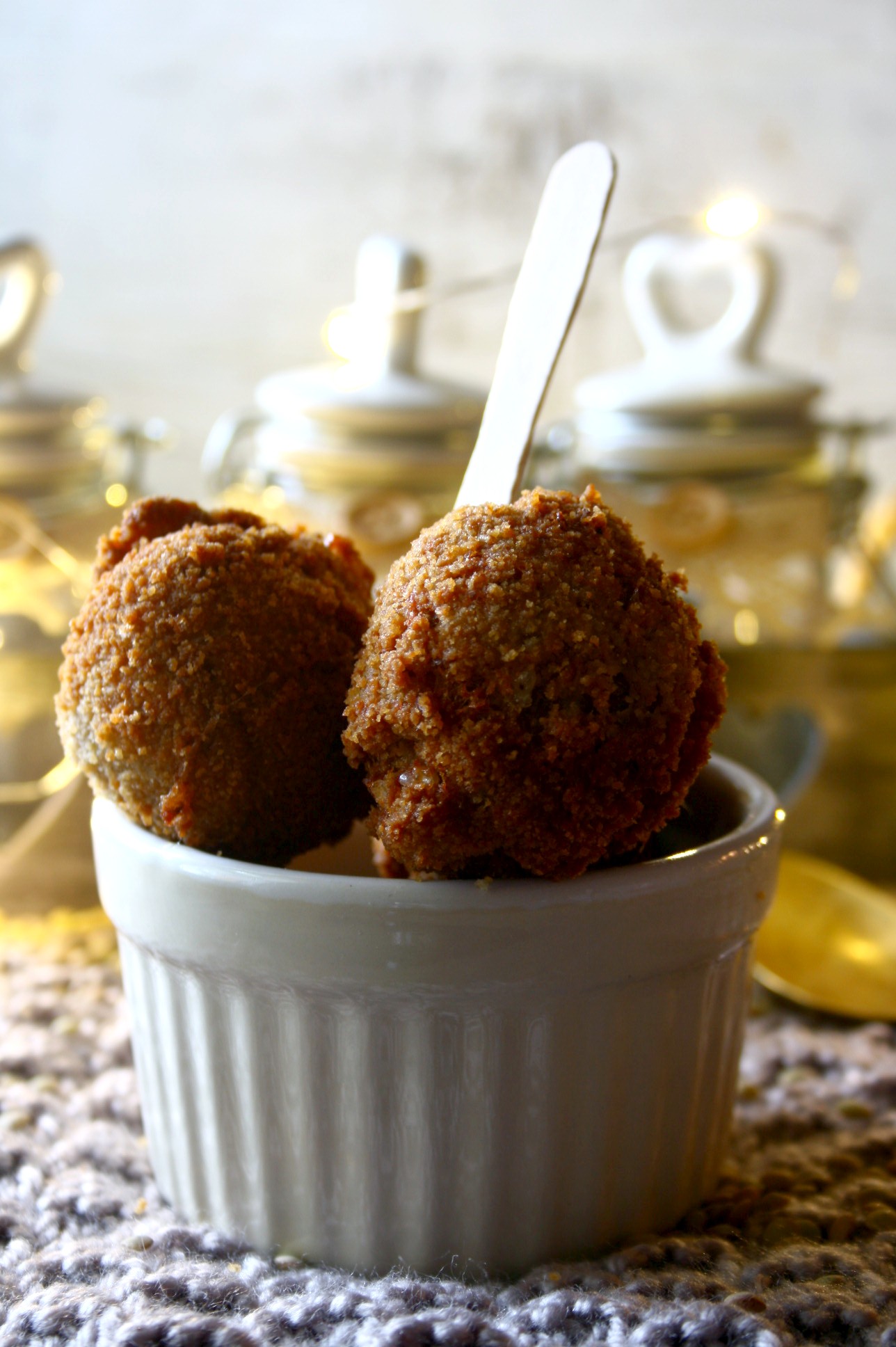 Polpette di lenticchie del colle dal cuore morbido