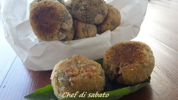 Polpette di melanzane e philadelphia