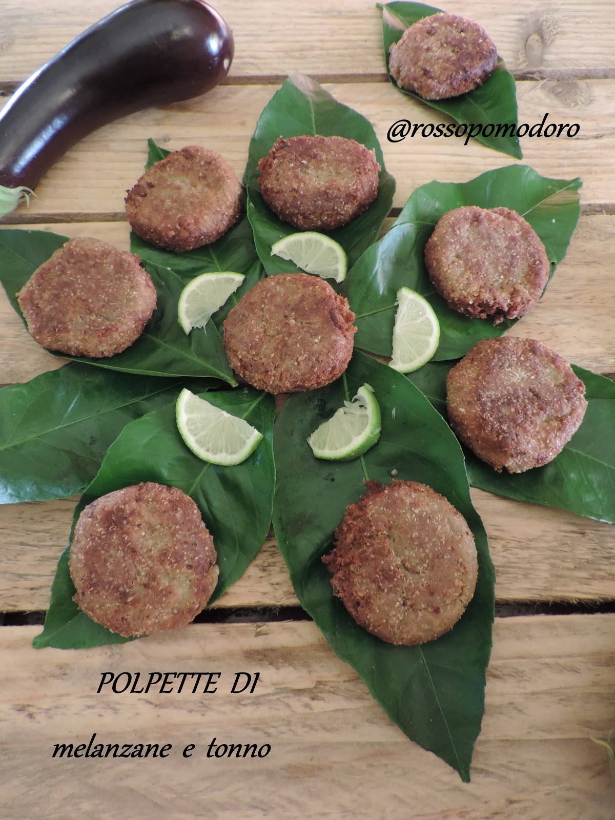 Polpette di melanzane e tonno