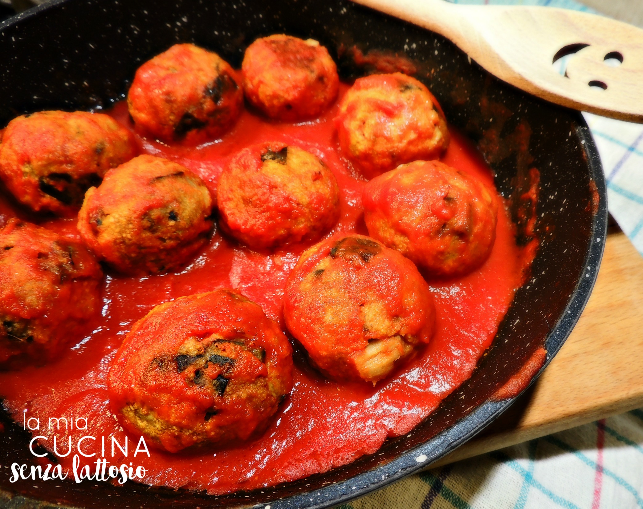 Polpette di melanzane senza lattosio