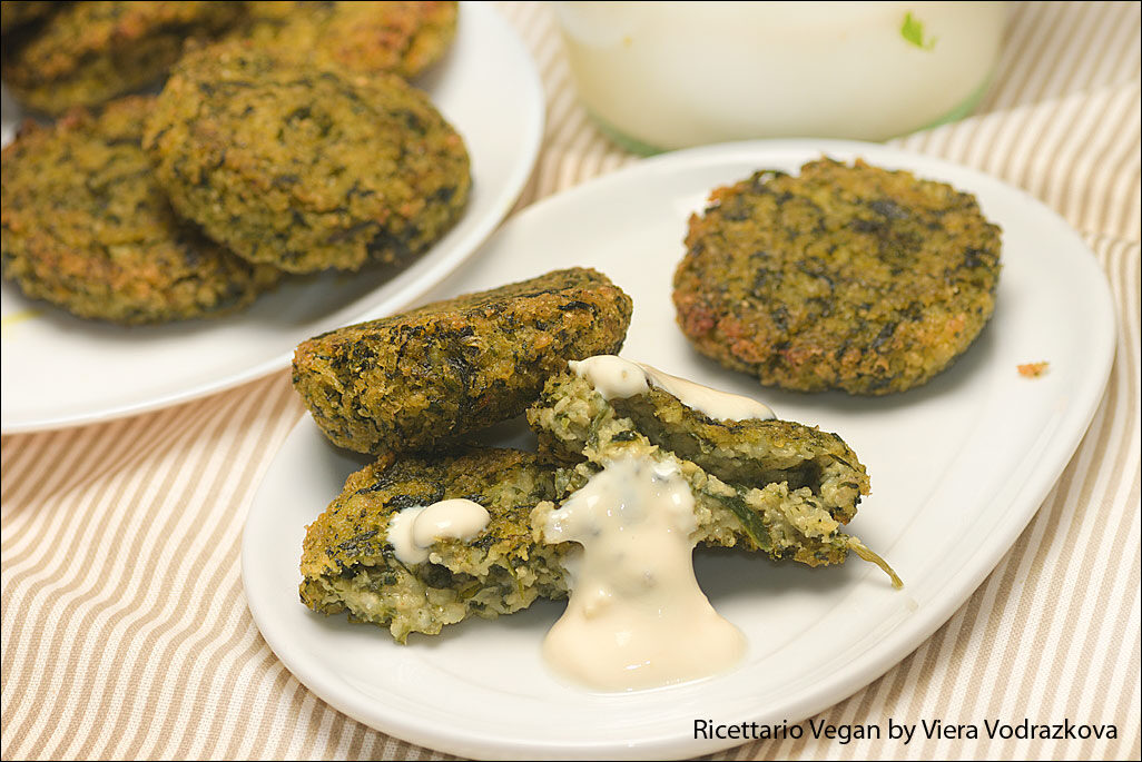 Polpette di miglio e spinaci senza glutine