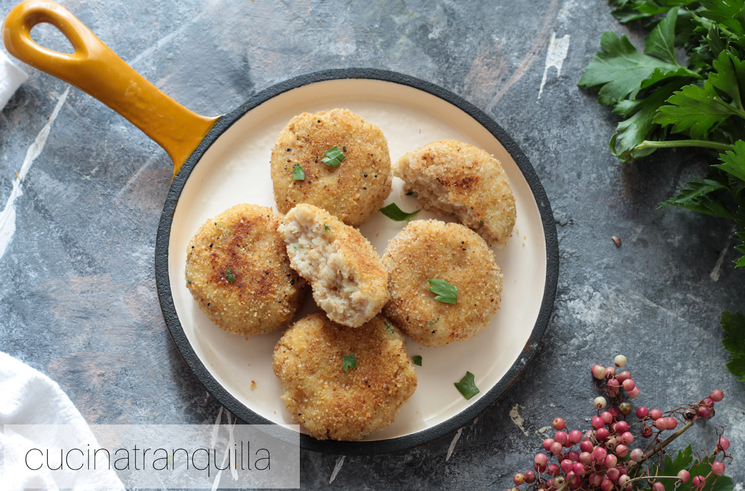 Polpette di nasello senza uova