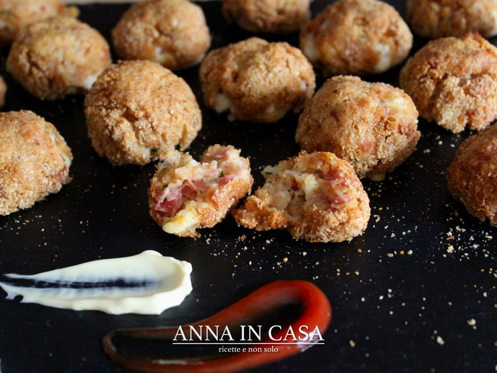 Polpette di pane al forno