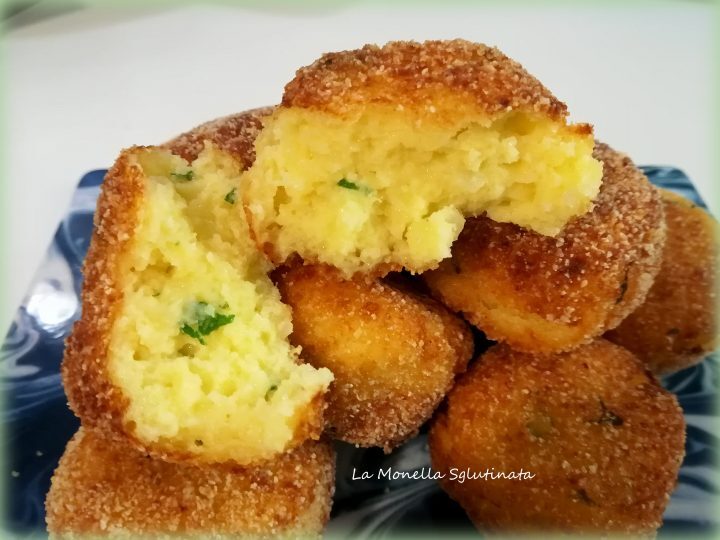 Polpette di pane e patate sglutinate