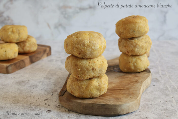 Polpette di patate americane bianche