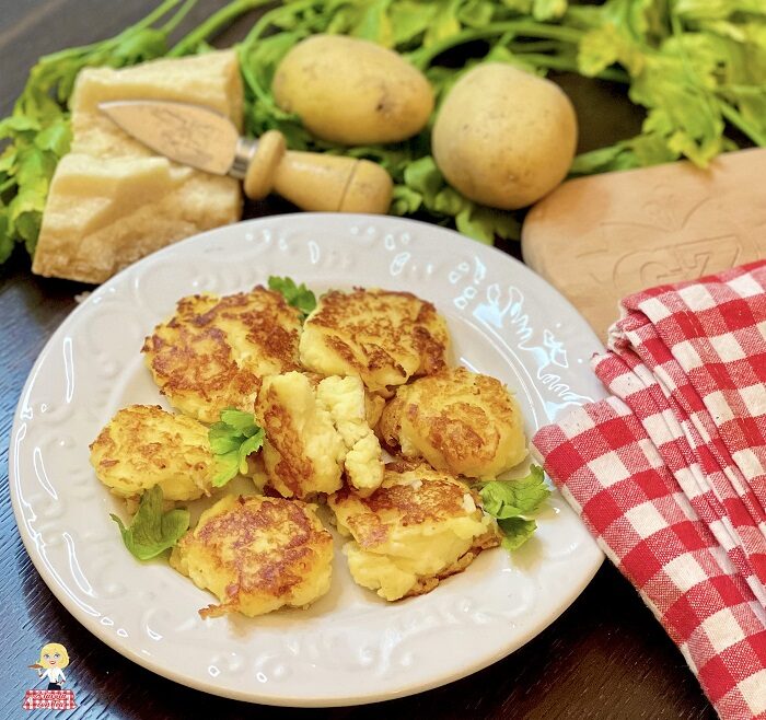 Polpette di patate con formaggio