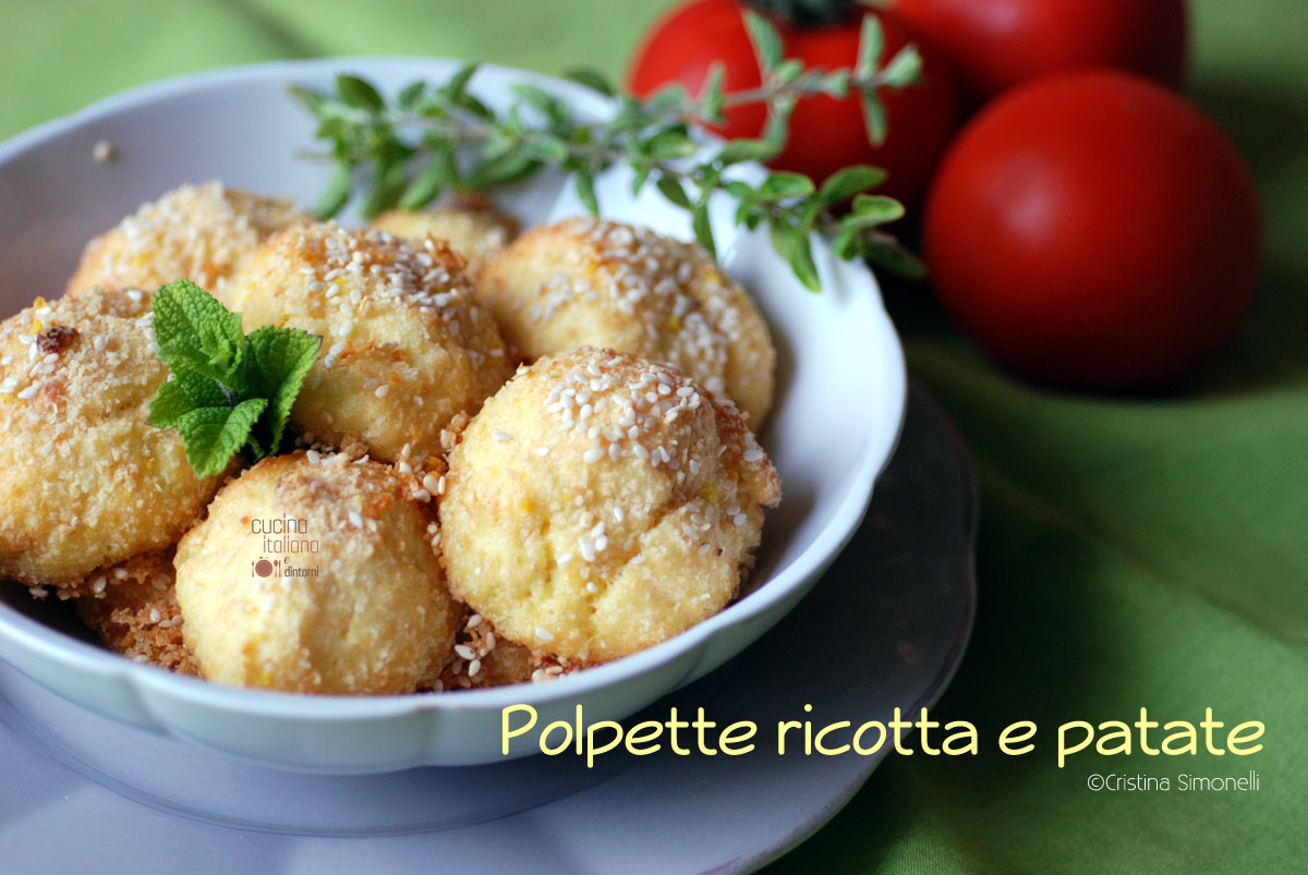 Polpette di patate e ricotta, ricetta facile
