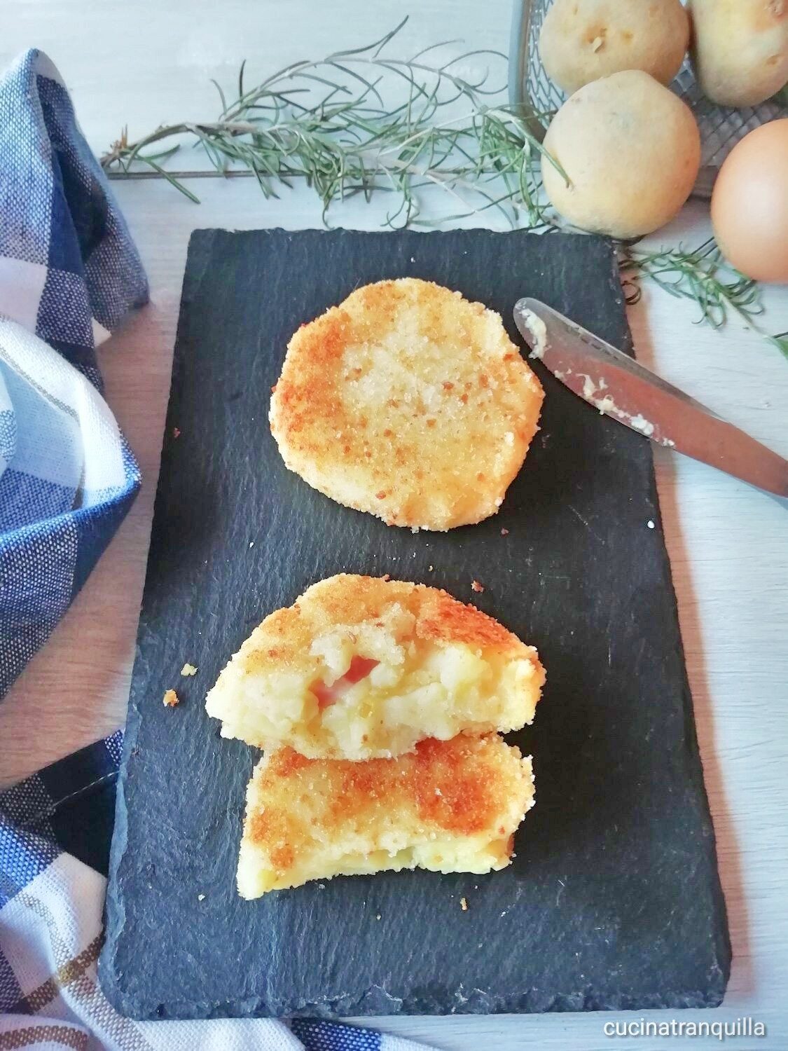 Polpette di patate farcite