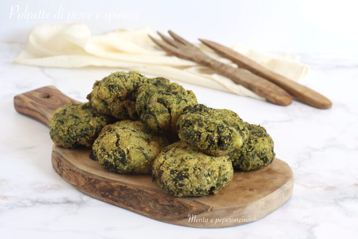 Polpette di pesce e spinaci