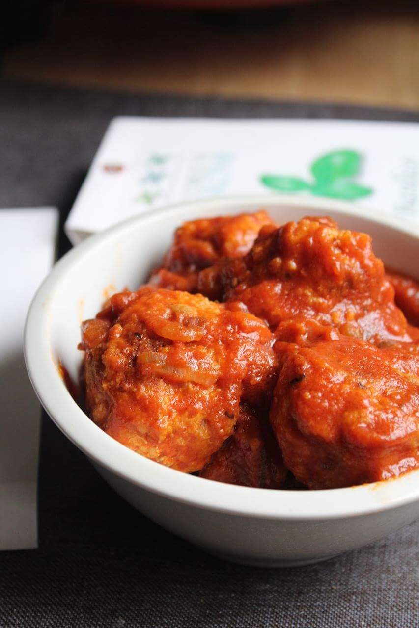 Polpette di pollo al sugo