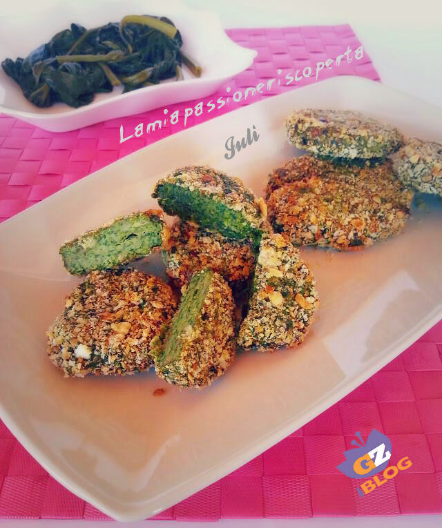Polpette di pollo con spinaci