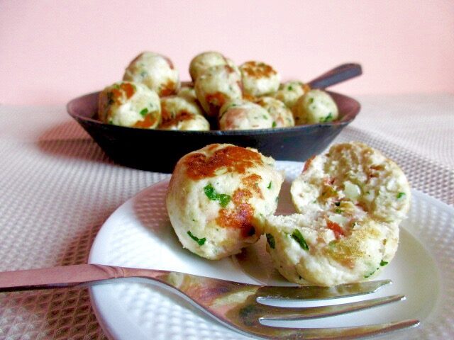 Polpette di pollo e speck