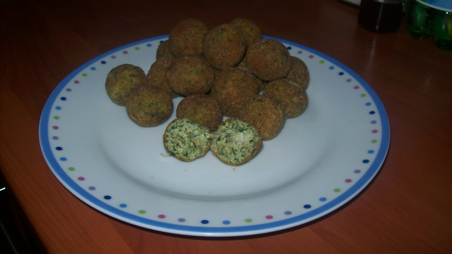 Polpette di pollo e spinaci
