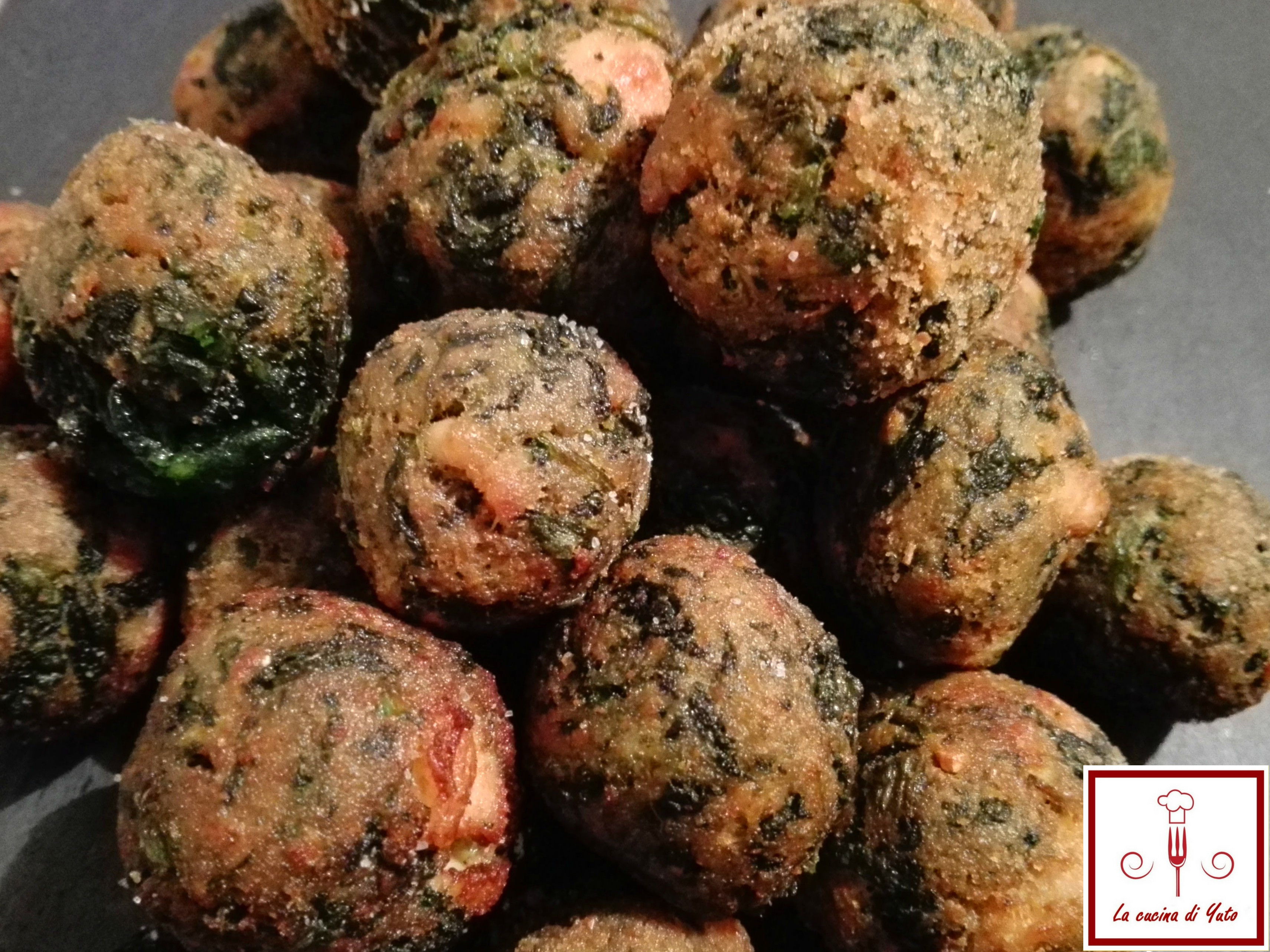 Polpette di pollo e spinaci