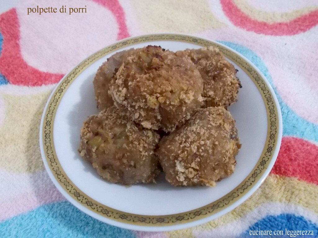 Polpette di porri