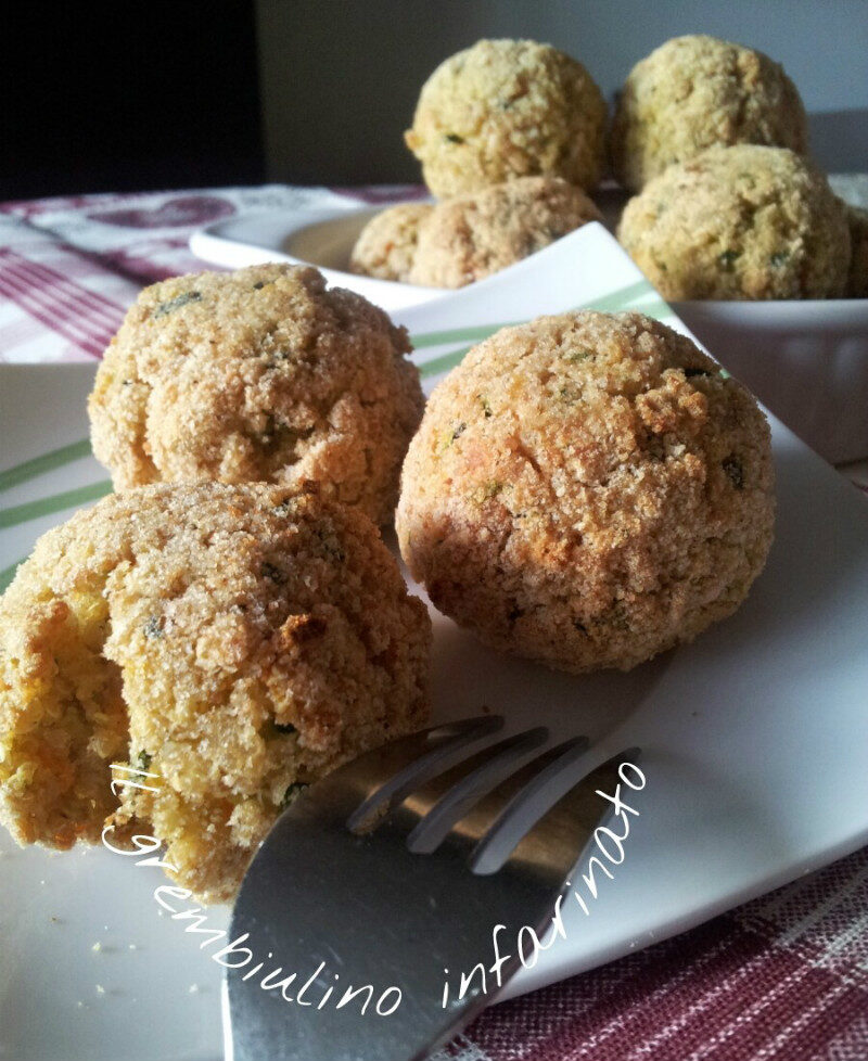 Polpette di quinoa.
