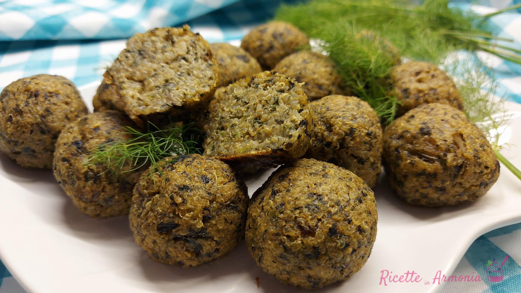 Polpette di quinoa ricetta antinfiammatoria