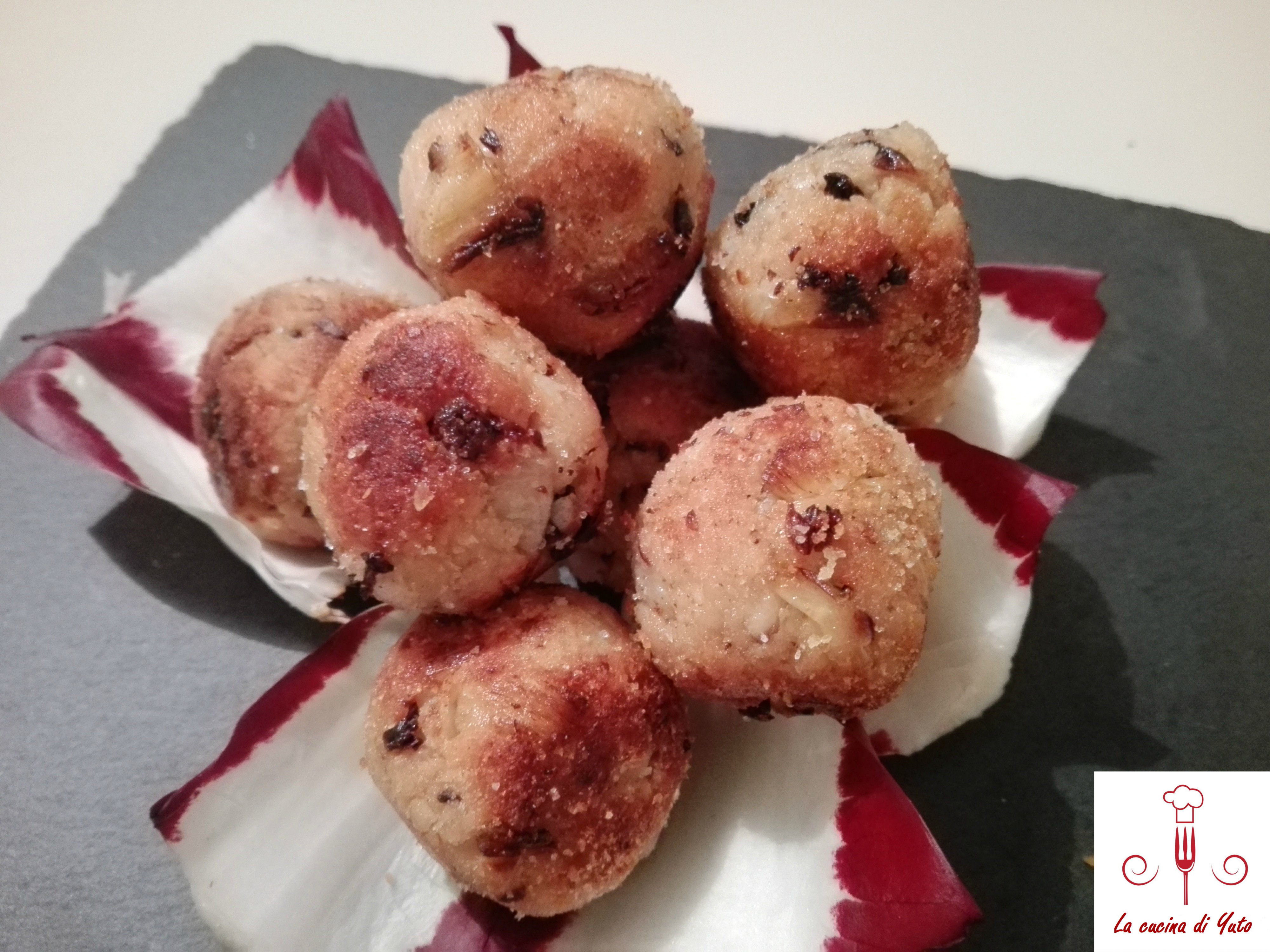 Polpette di radicchio e cavolfiore