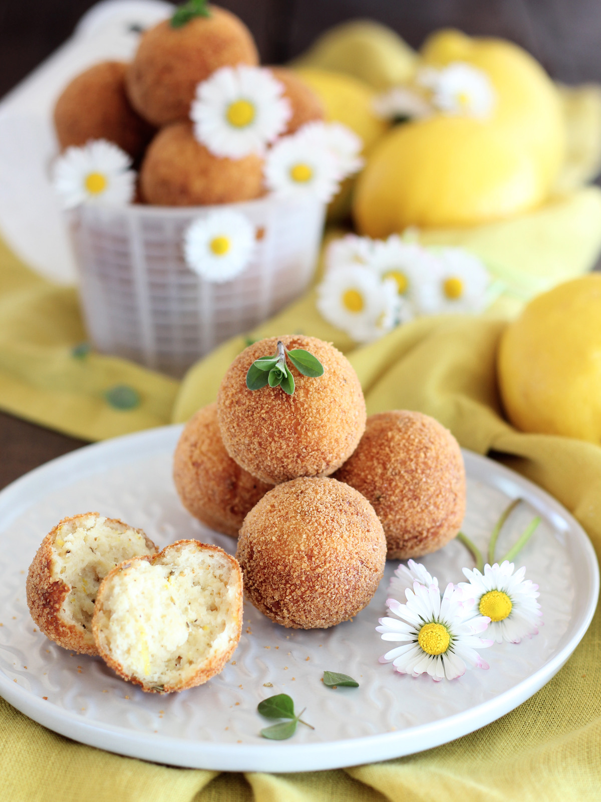 Polpette di Ricotta al profumo di Limone
