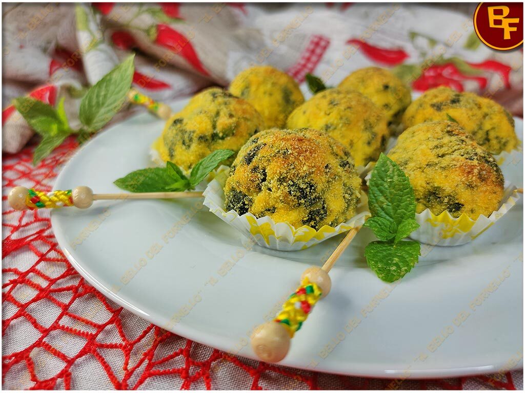 Polpette di ricotta e spinaci al forno