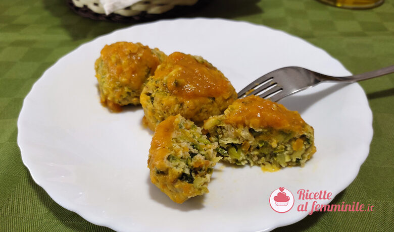 Polpette di ricotta e zucchine