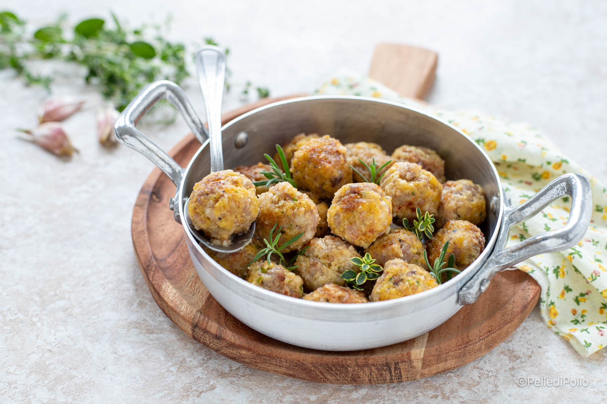 Polpette di salsiccia alla birra