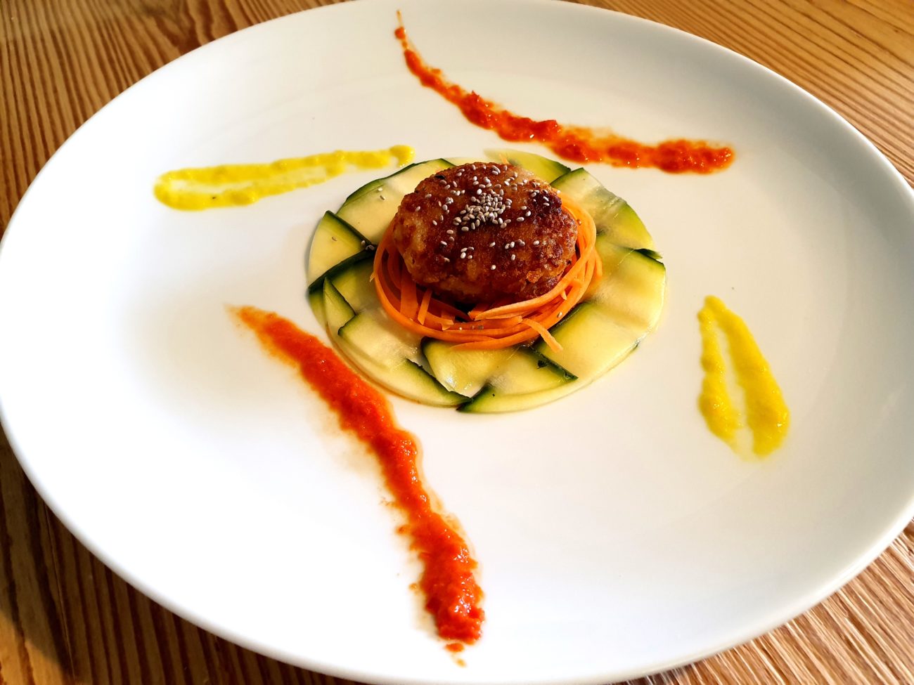 Polpette di seitan, zucchine e semi di chia
