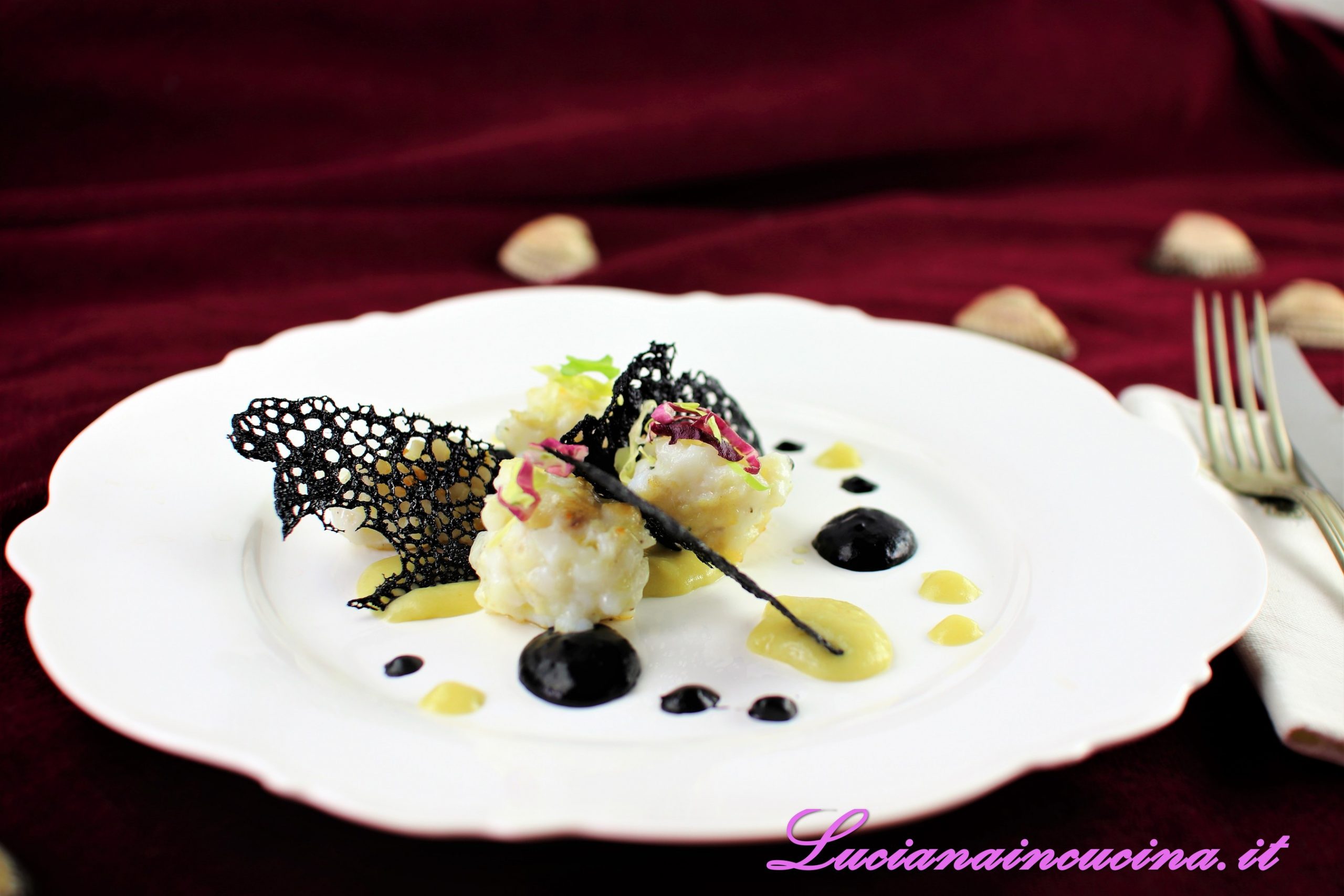 Polpette di seppia con corallo