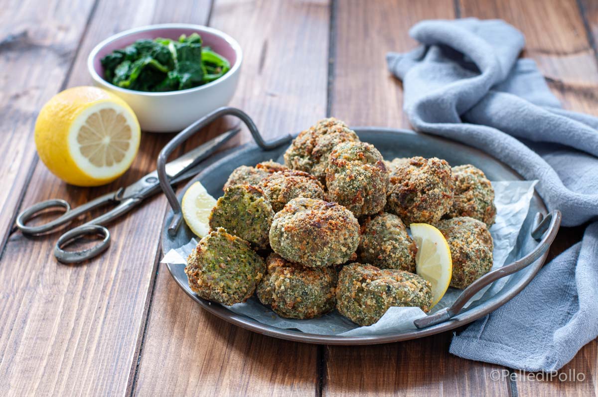 Polpette di spinaci e carne macinata