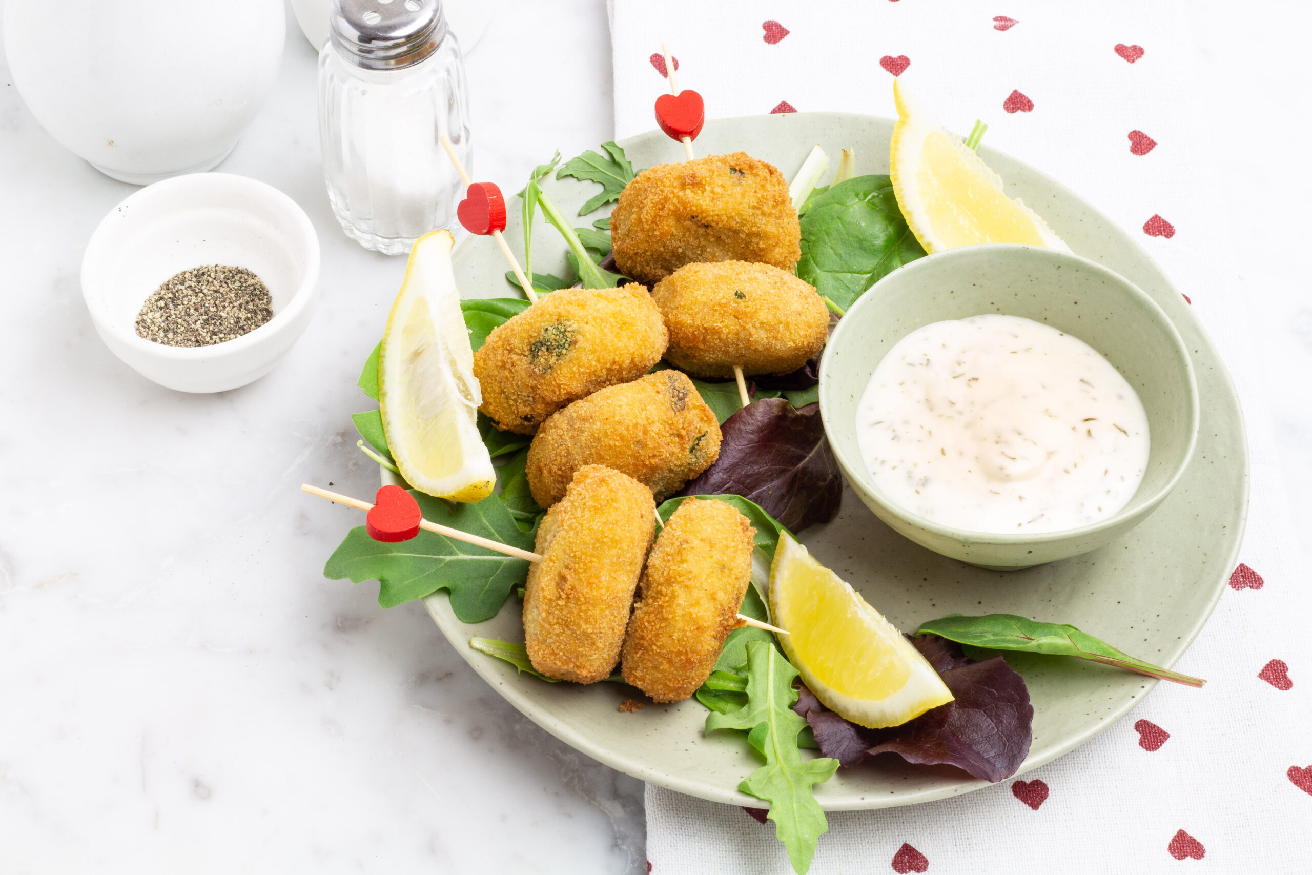 Polpette di stoccafisso con pomodori secchi