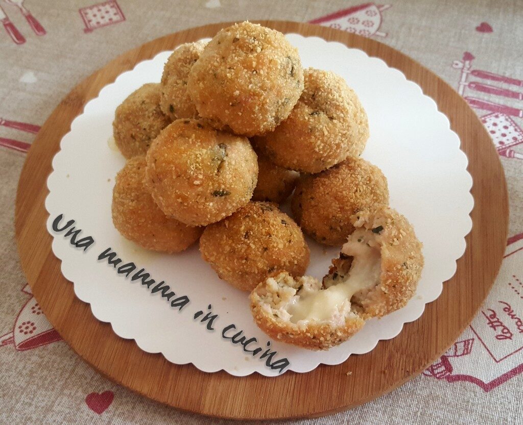 Polpette di tacchino con cuore filante