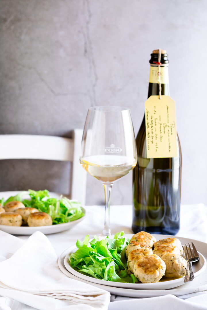 Polpette di tacchino e zucchine al vino bianco (ricetta leggera senza uova e senza formaggio)