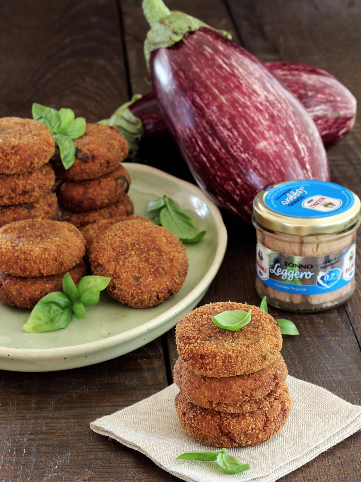 Polpette di tonno e melanzane
