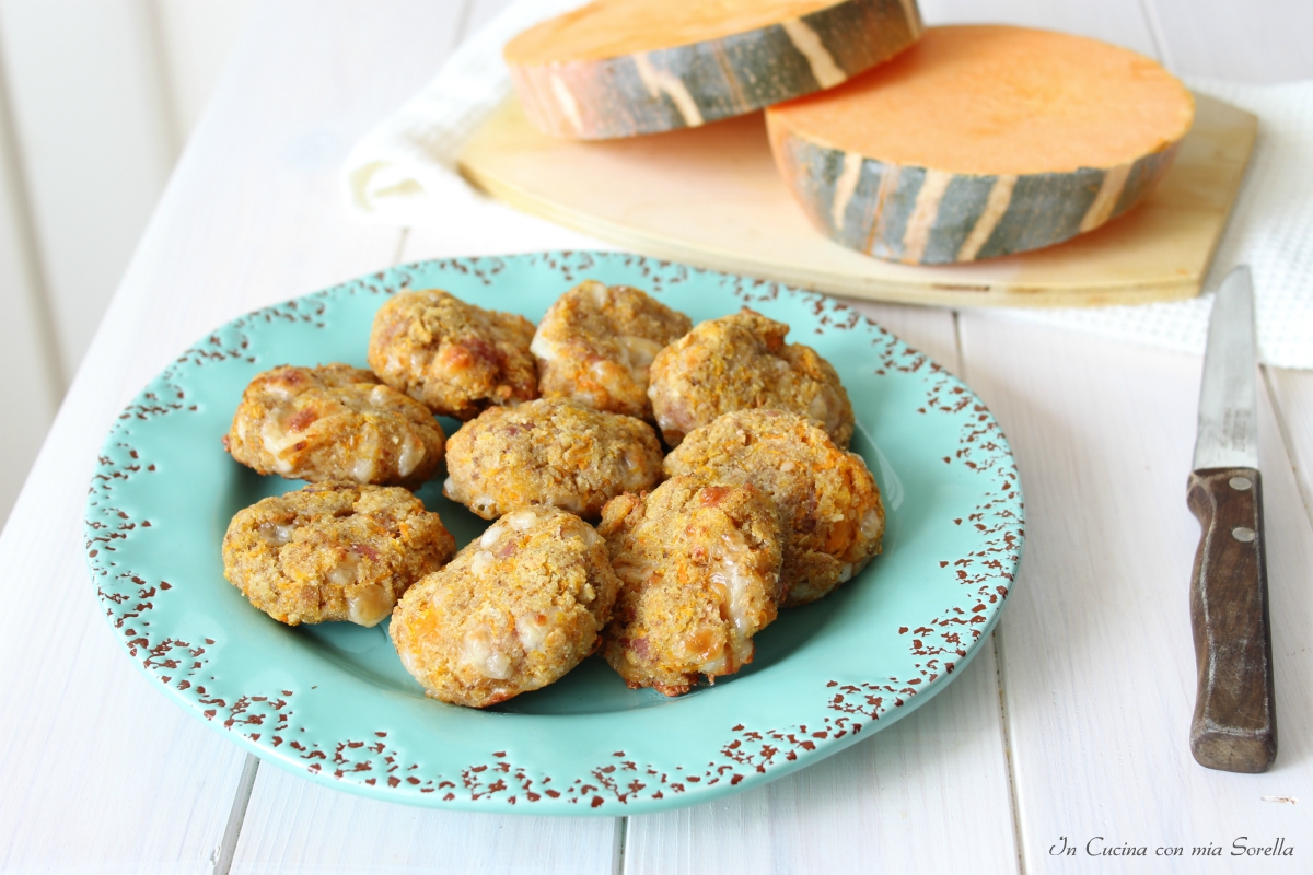 Polpette di zucca al forno