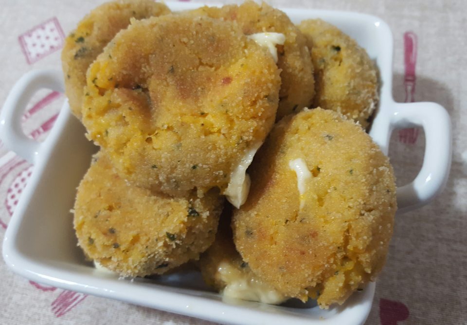Polpette di zucca e scamorza