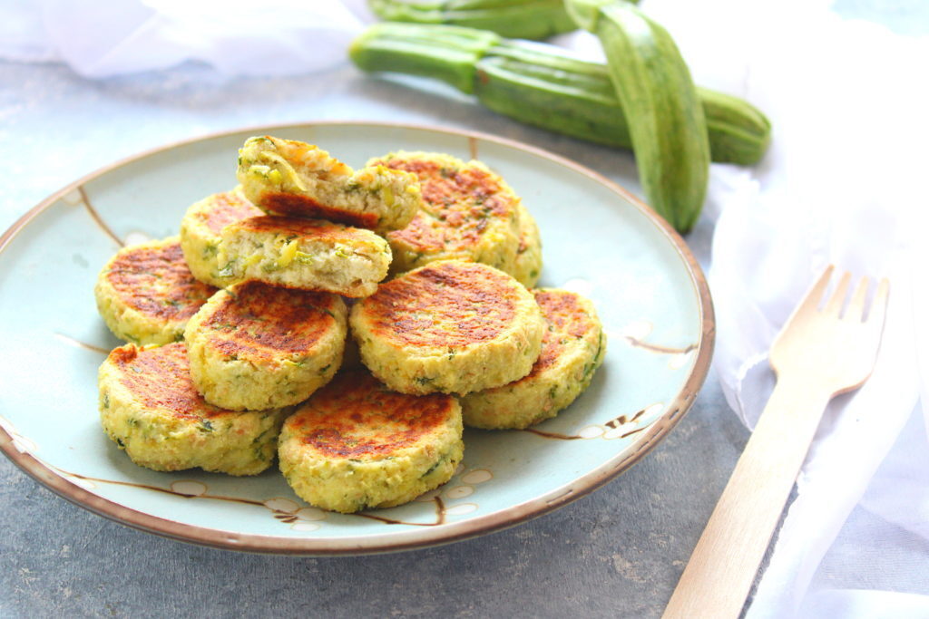 Polpette di zucchine e ricotta al forno