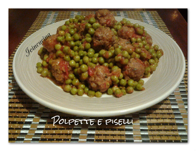Polpette e piselli