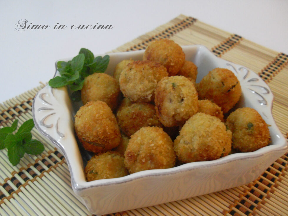 Polpette fritte con tonno e patate