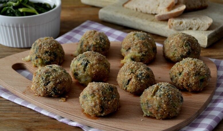 Polpette philadelphia e spinaci