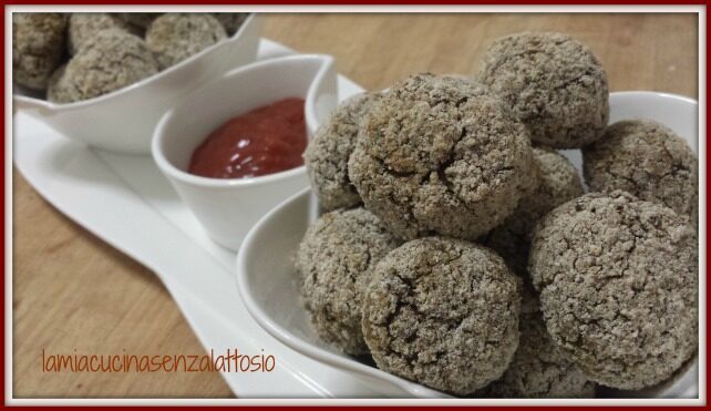 Polpette quinoa e lenticchie al forno  (senza uova)