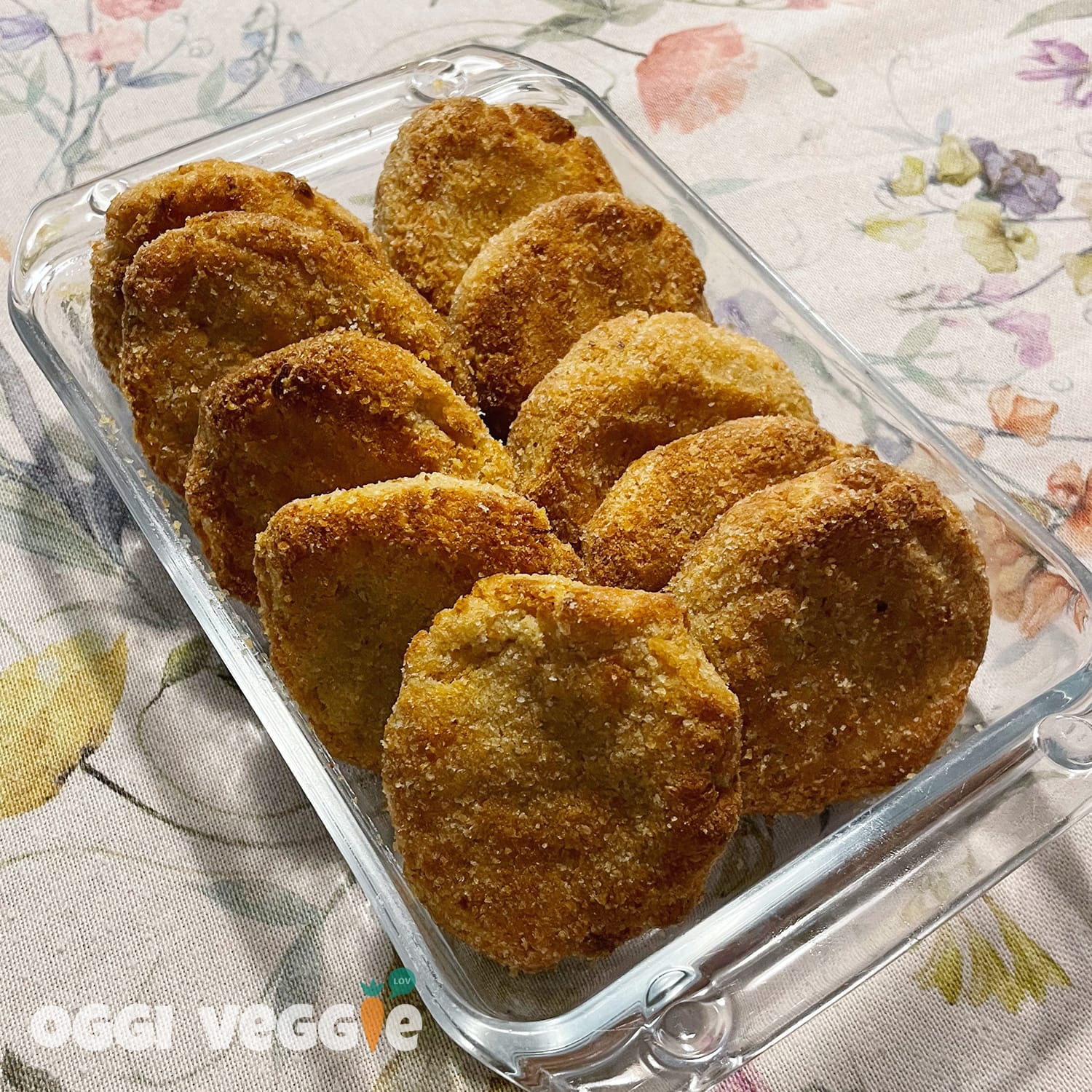 Polpette tofu, calvolfiore e porro in friggitrice ad aria
