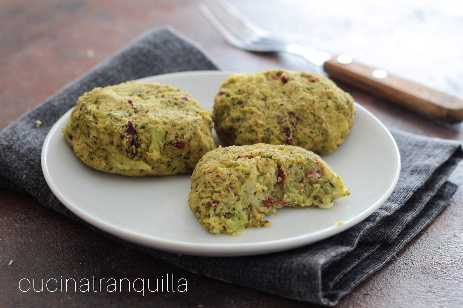Polpette vegane ai broccoli