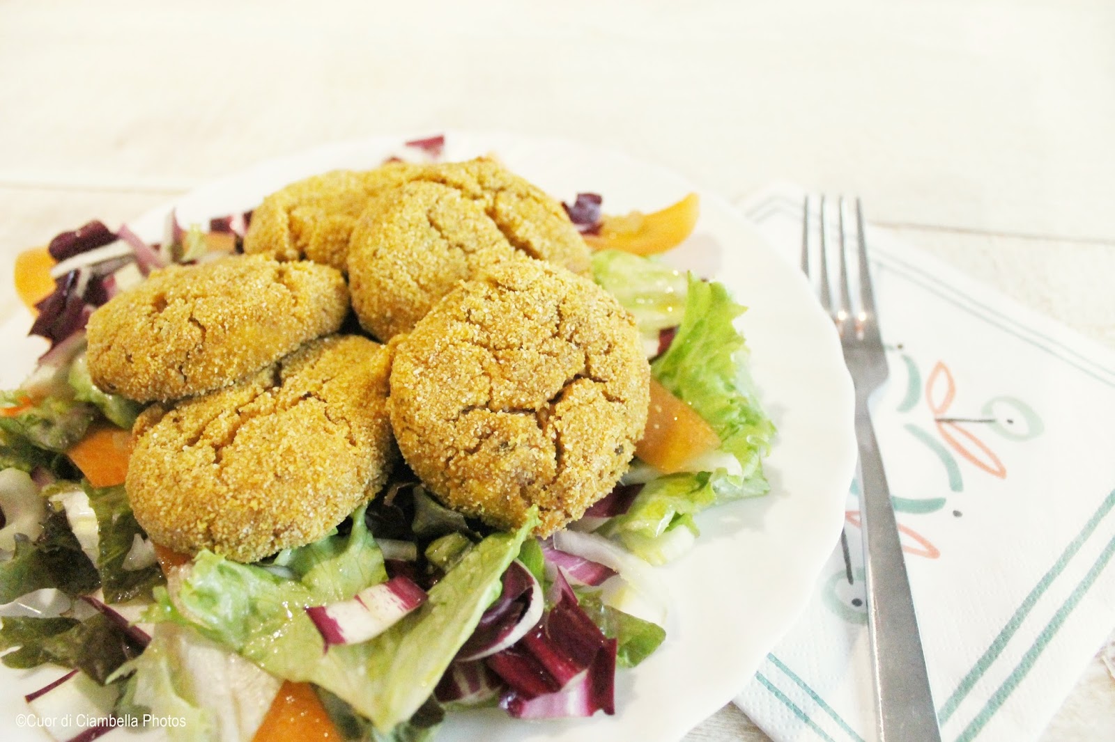 Polpette vegetariane di lenticchie e feta