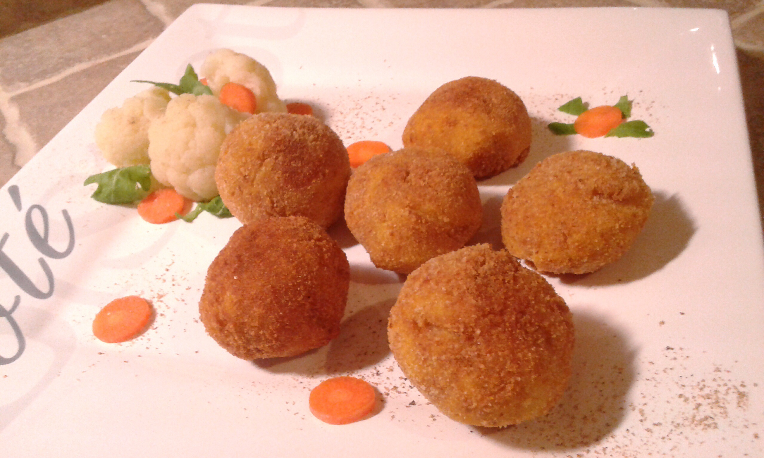 Polpettine con cavolfiore